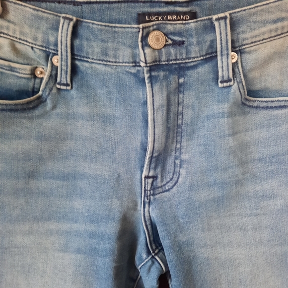 🛍 Lucky Brand Mid Rise Sweet Straight Glass Mount Denim Jeans Size 10/30 - Picture 7 of 15